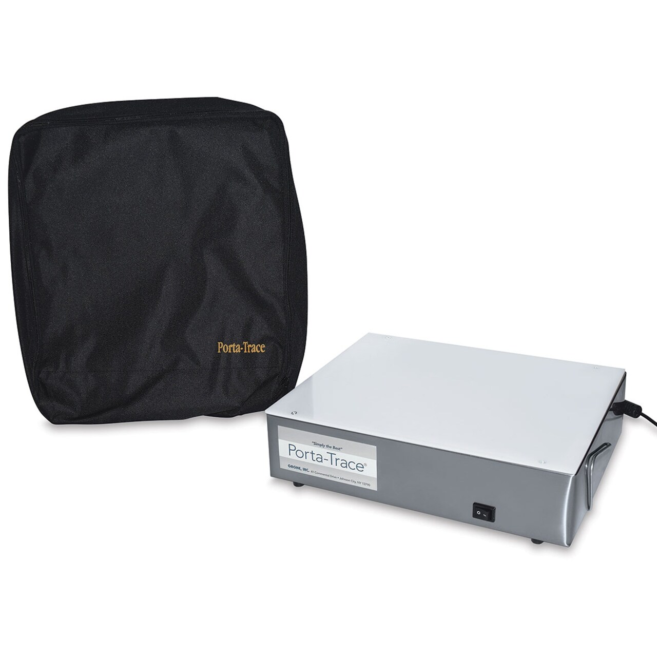 Gagne Porta-Trace LED Light Box - 10" x 12", Stainless Steel Frame, Carrying Case included